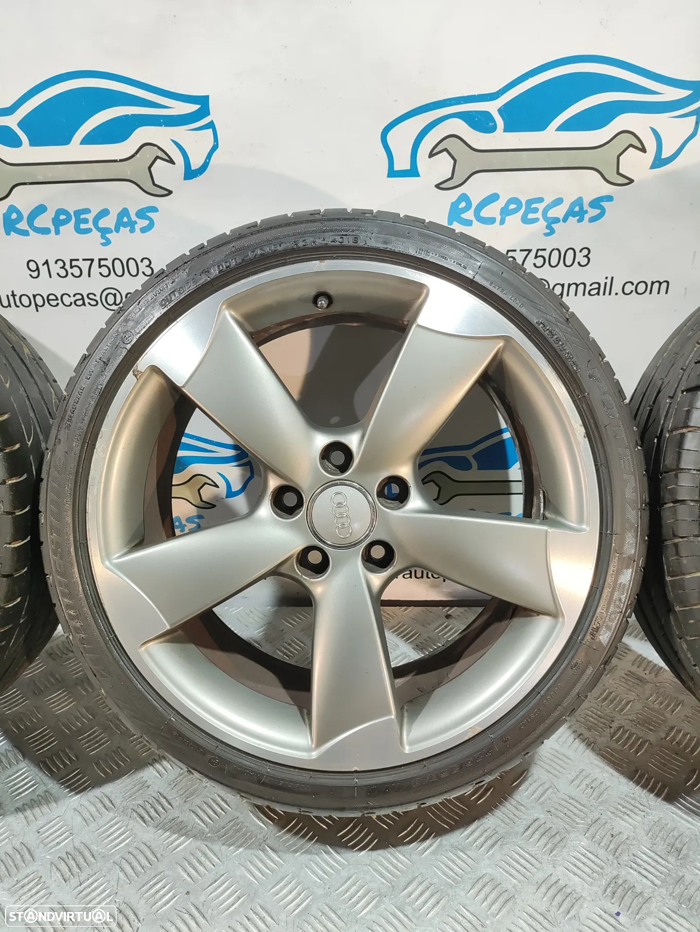 JANTES ORIGINAIS ROTOR AUDI A3 8P S LINE S-LINE 18 POLEGADAS 7,5J ET54 5X112 - 4