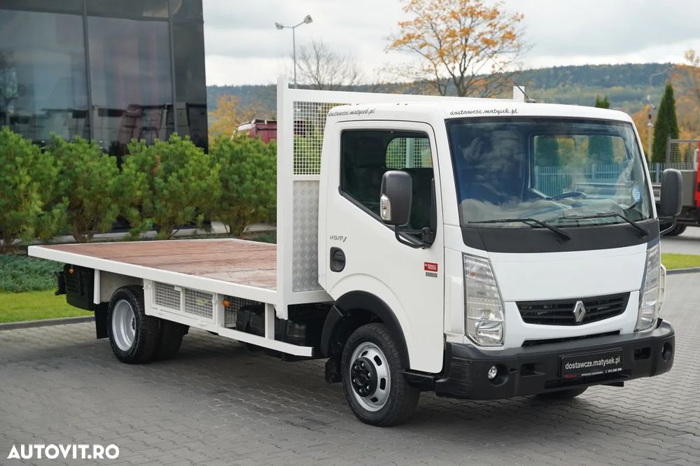 Renault MAXITY DTI 130 / PLATFORMĂ - 4,35 M / MANUALĂ / ROȚI SPATE DUBLE / IMPORT / EURO 6 - 5
