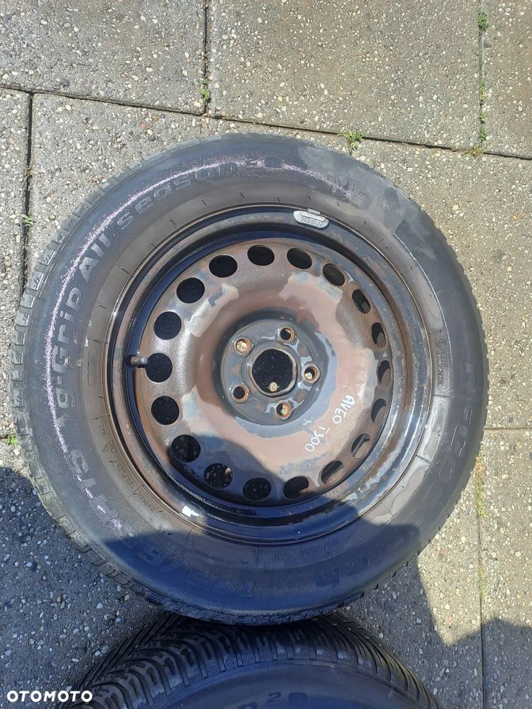 Chevrolet Aveo T300 komplet felg z oponami zima 5x105 195/65 R15 - 3