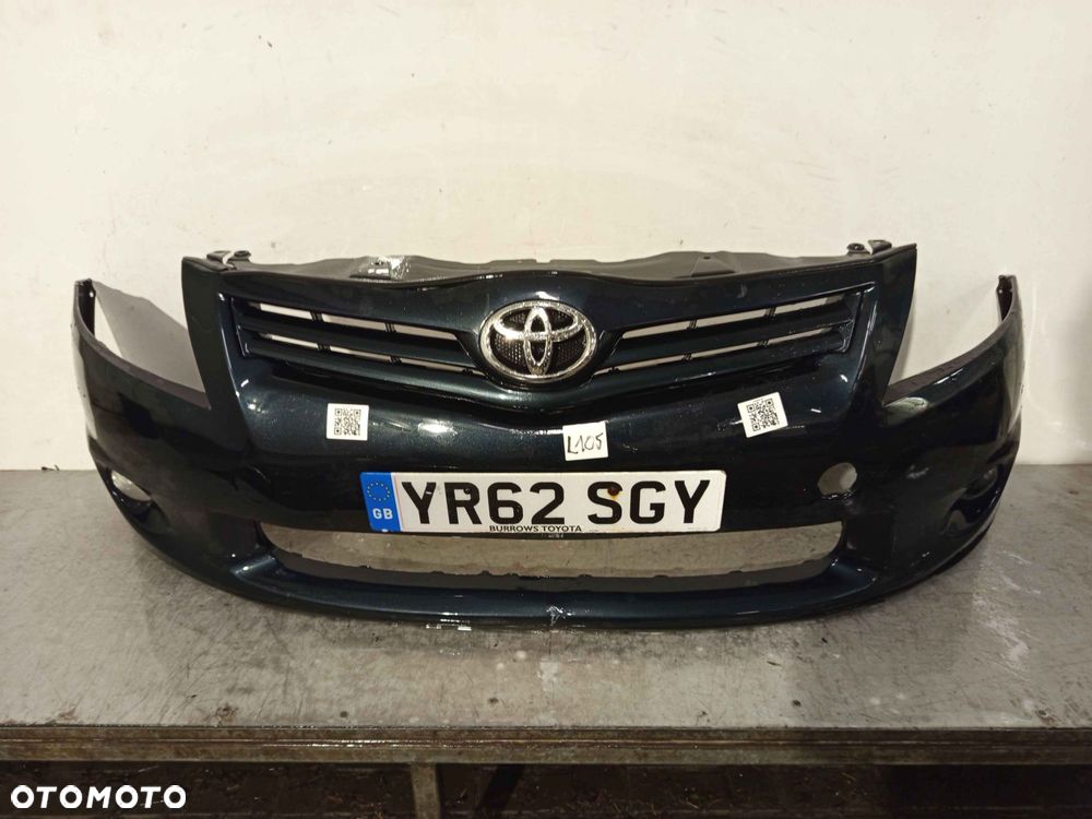 + ZDERZAK PRZÓD PRZEDNI DO TOYOTA AURIS I 1 LIFT FL 1H2 GRANAT GRANATOWY HALOGENY - 1