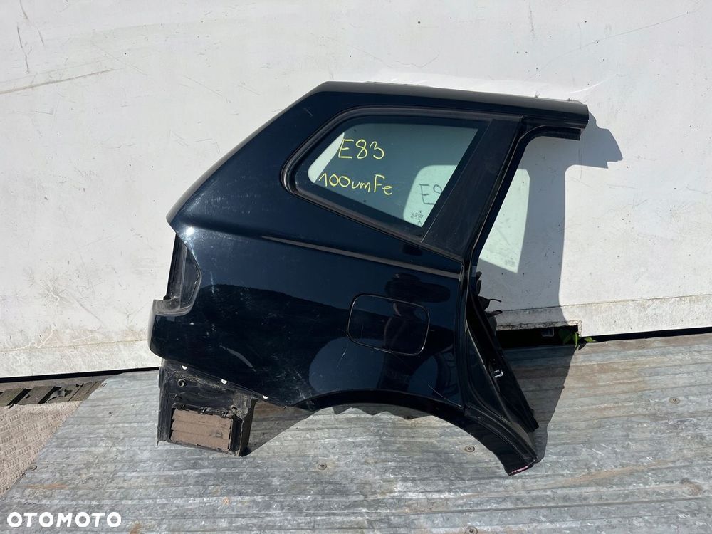 Blotnik cwiartka poszycie prawy tyl 668/9 668 SCHWARZ czarny BMW X3 E83 ORG - 1