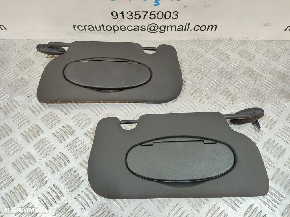 Palas de sol pretas originais Mini R56 - 5