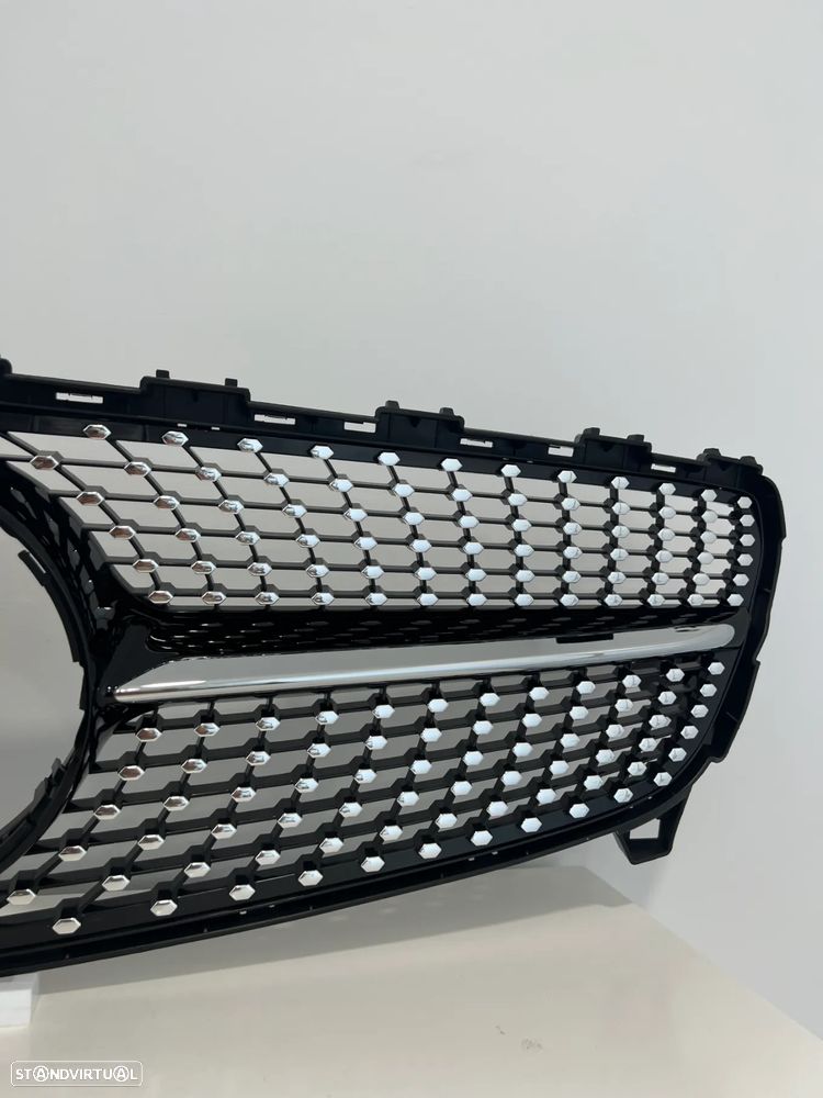Grelha Frontal Mercedes Classe A W176 Look Diamond Black - 3