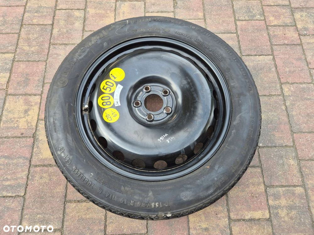 kolo dojazdowe 155/80 r19 mercedes ml w166 - 1