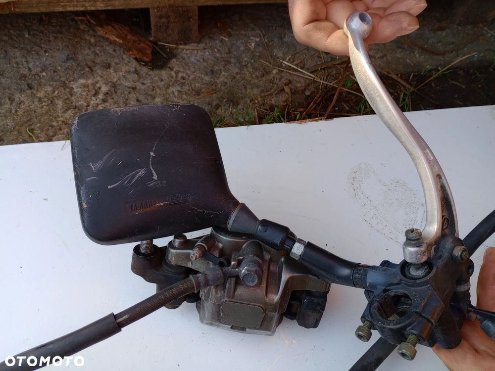 Manetka, linka gazu, linka hamulca, ręczny, lusterka, przełącznik Yamaha Majesty YP 250 1998r. - 6