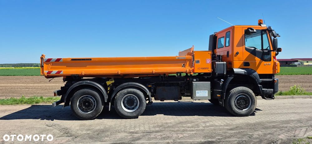 Iveco Trakker 410 6x4 na przednie koła blokada mostów - 3