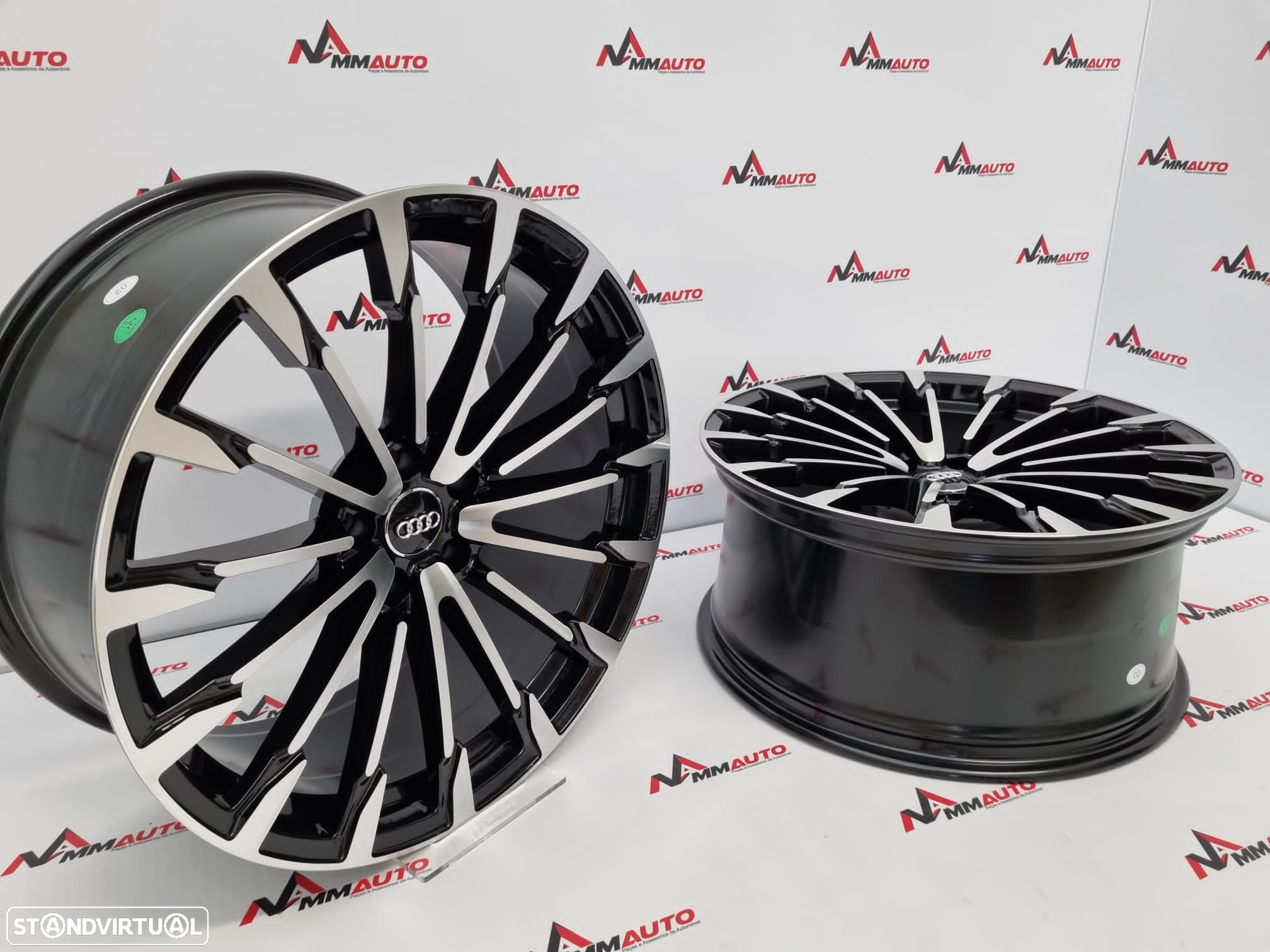 Jantes Audi A5 RS5 B9 Preto Polido 19 - 5
