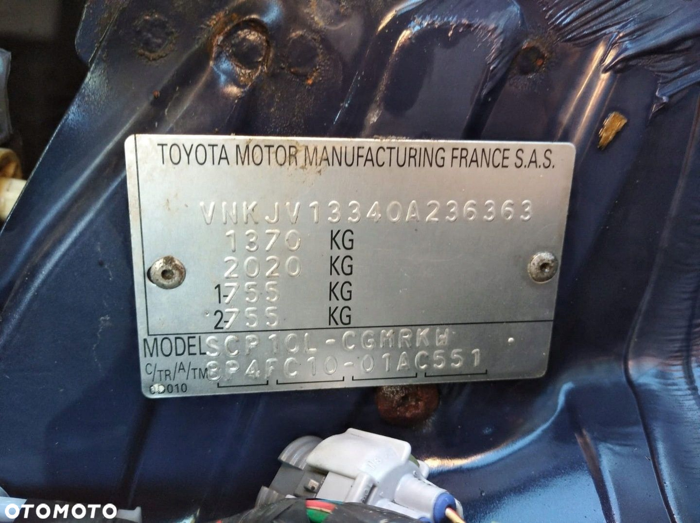 TOYOTA YARIS 1 I P1 1.0 B SILNIK BENZYNOWY 1SZ 1SZ-FE 1S-P52L - 13