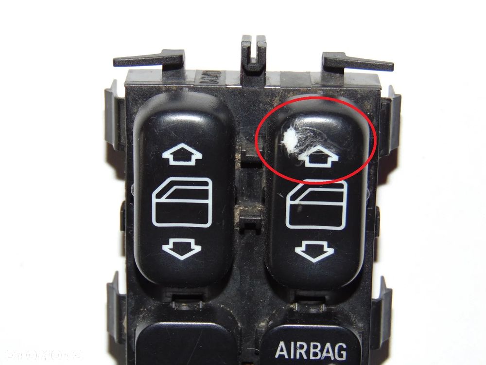 ORYGINAŁ przełącznik panel szyb 1688206510 Mercedes W168 A140 A160 A170 A Klasa FL lift 00-04r - 2