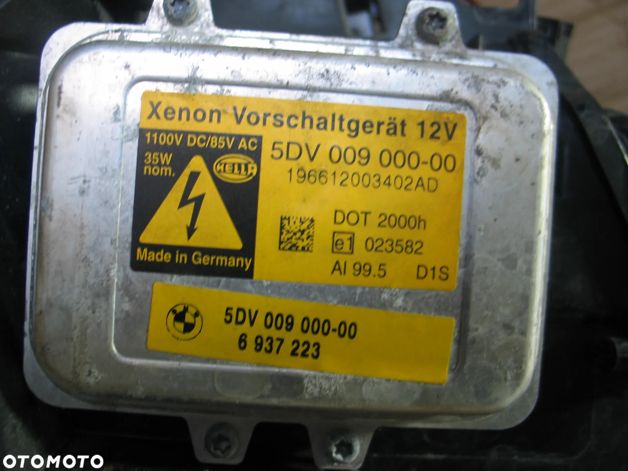 lampa przod xenon dynamic bmw 7 E65 lci lift 6937232 europa - 13