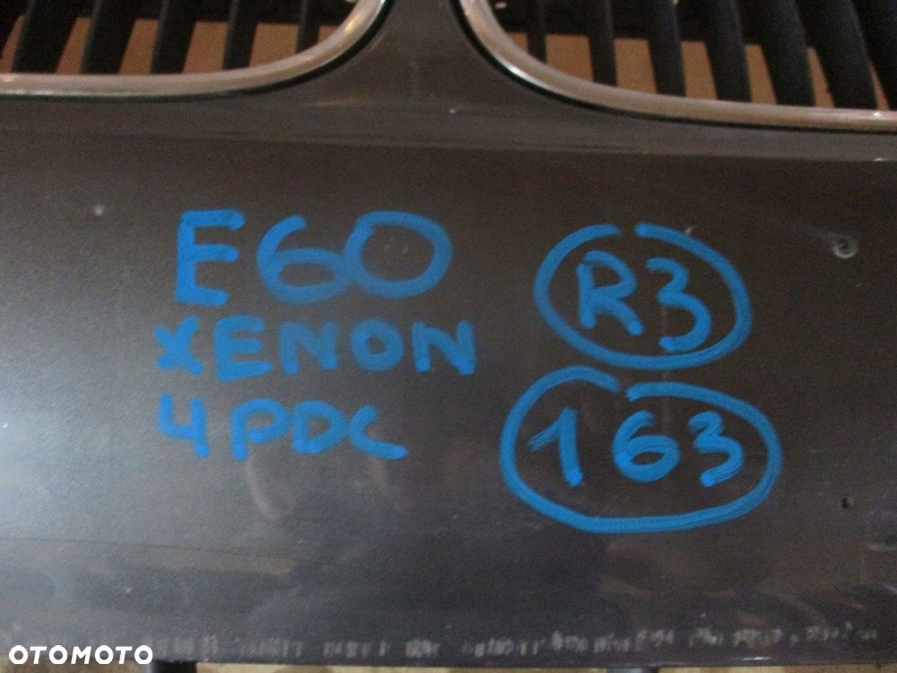 Zderzak przód BMW 5 E60 GRILL PDC - 6