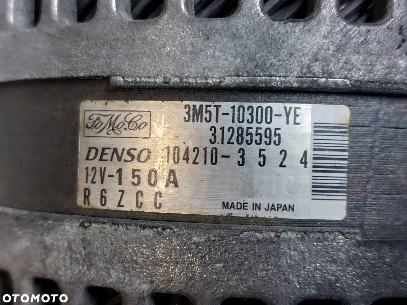 ALTERNATOR VOLVO V50 I S40 II 2.0 D 3M5T-10300-YE - 3