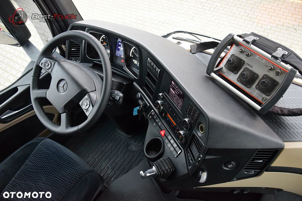 Mercedes-Benz ACTROS 2545 / 6X2 / SKRZYNIOWY 6,5 M / HDS MKG HLK 221 a2V  / STEROWANIE RADIOWE  PILOT / CAŁY NA PODUSZKACH  / OŚ SKRĘTNA / ROTATOR / CHWYTAK / - 38