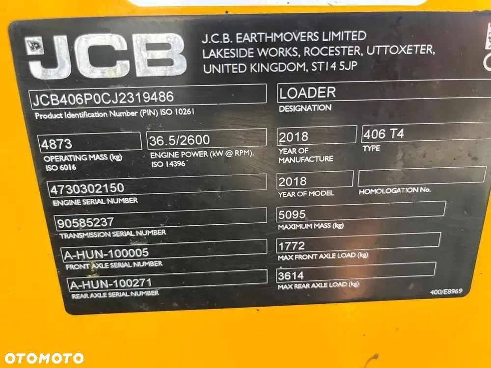 JCB 406 - 9