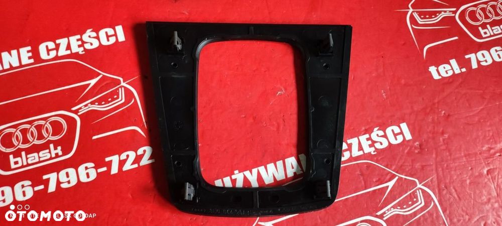 Osłonka Czarna Gałki Zmiany Biegów Audi A4 B7 2.0 TDI Multitronik 05 r - 6