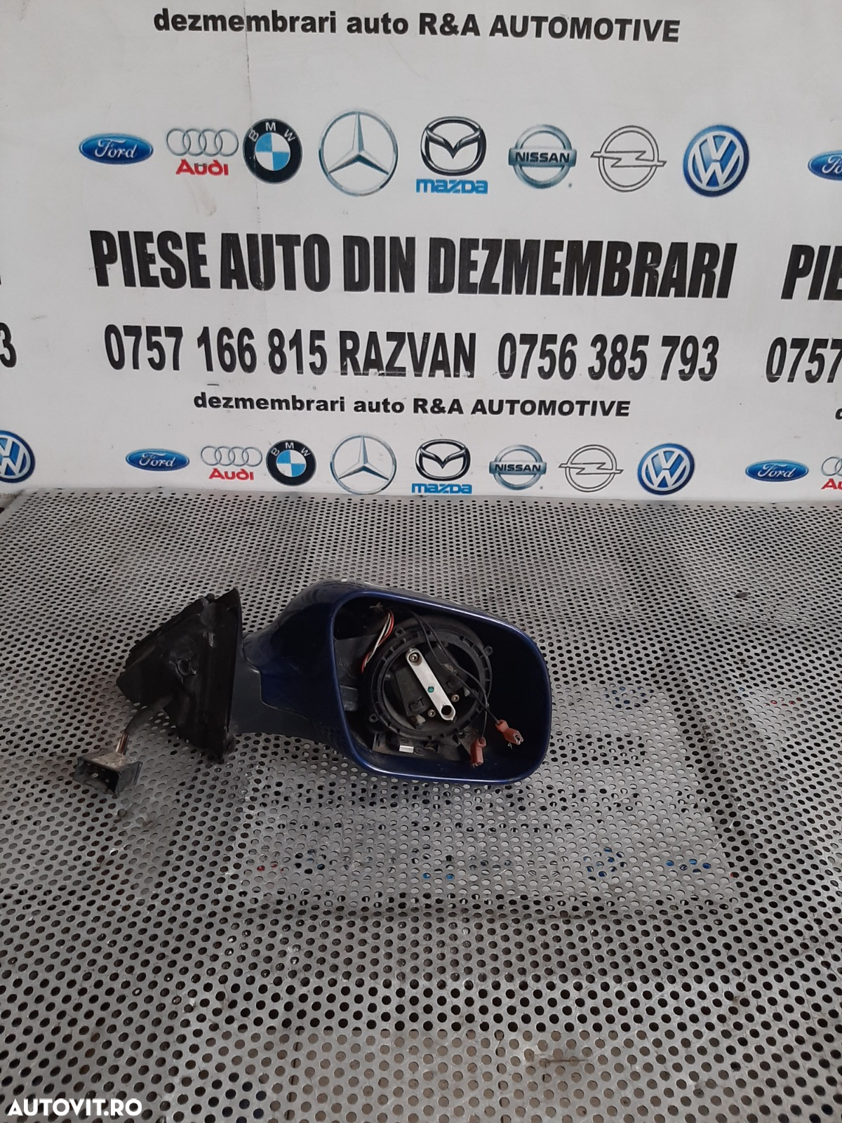 Oglinda Dreapta Audi A4 B5 Electrica Fata Sticla Vanduta De Firma Cu Garantie Livram Oriunde In Tar - 3