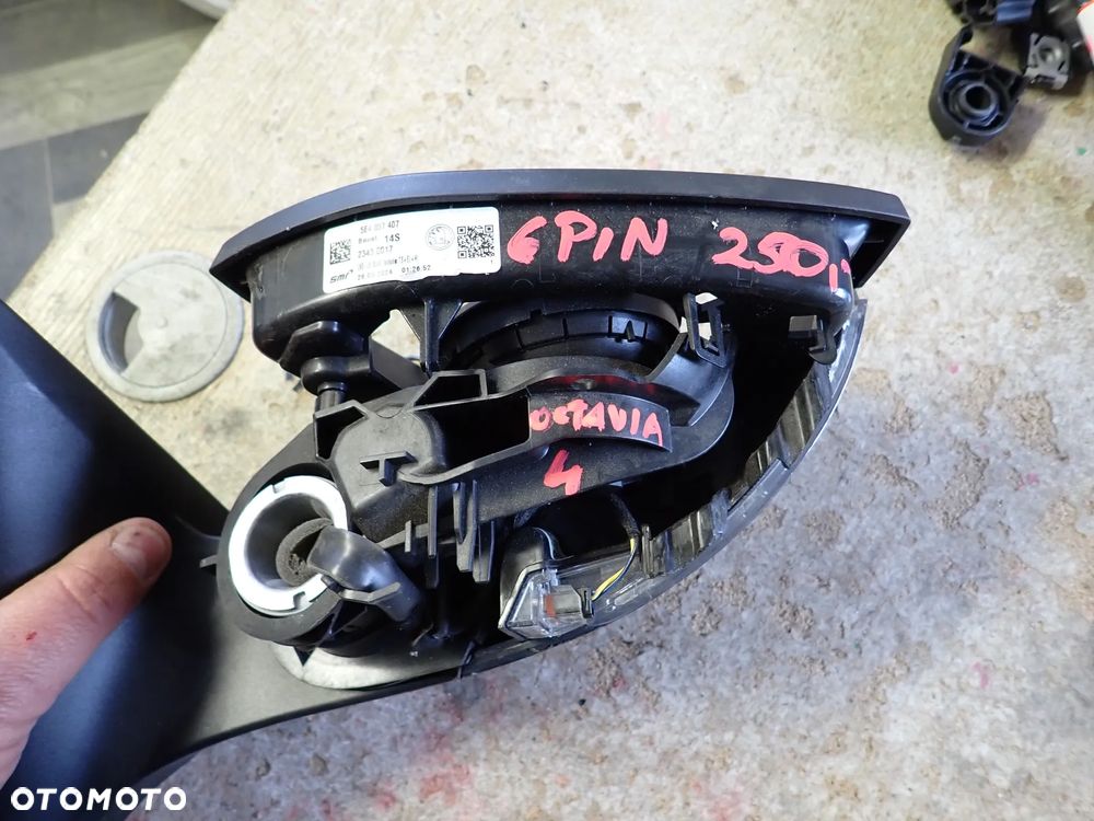Skoda octavia IV Lewe Lusterko 6 PIN - 5