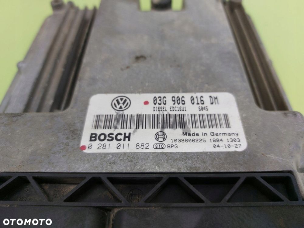 Komputer sterownik silnika VW Caddy III 2004-2010 03G906016DM 0281011882 - 5