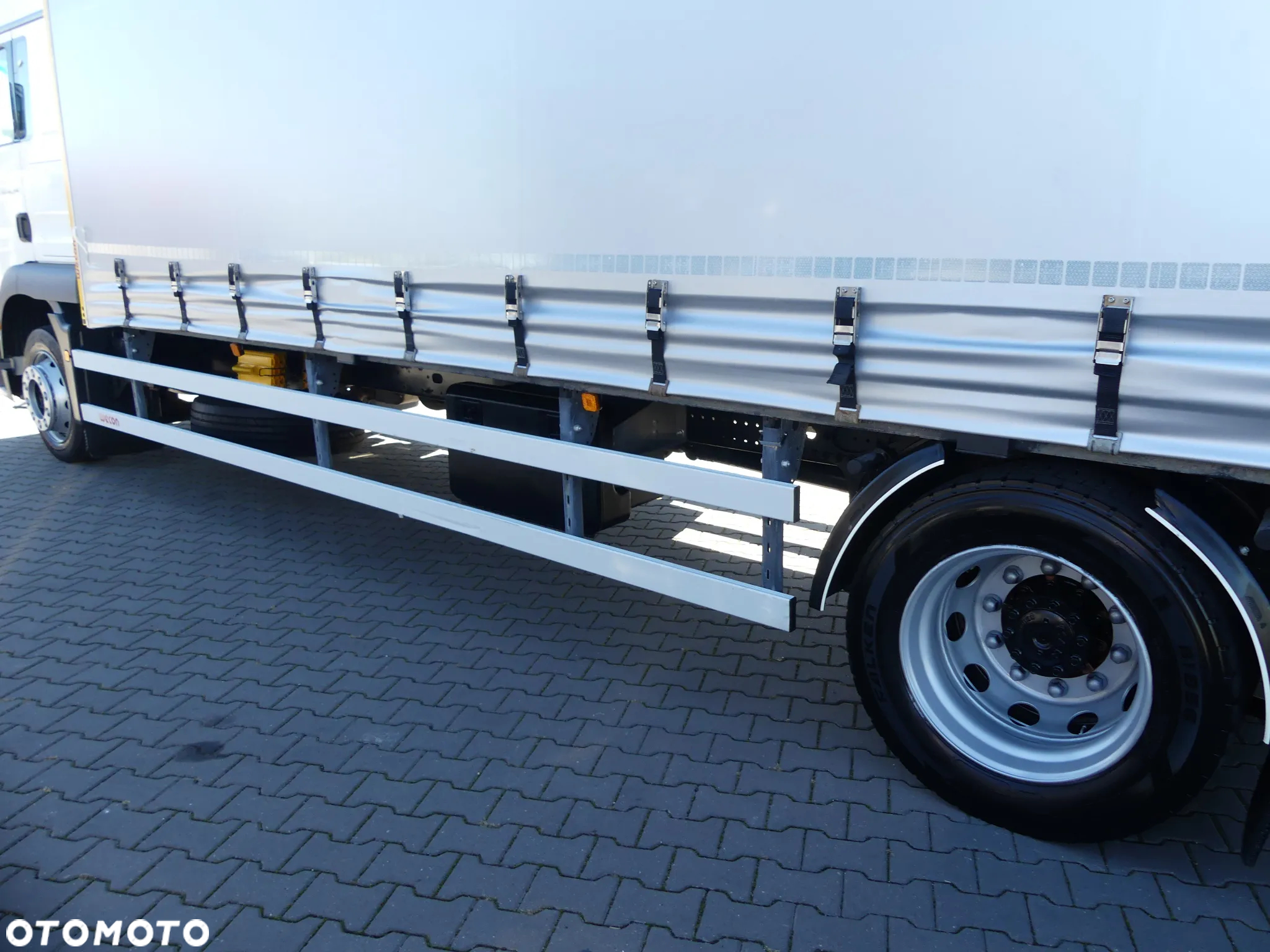 MAN TGM 18.340 / FIRANKA + WINDA / ZESTAW 38 EURO PALET / - 18