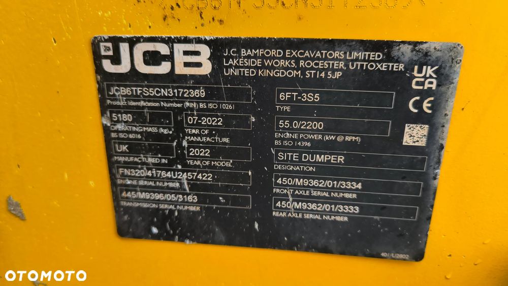 JCB 6 FT 3S5 - 9