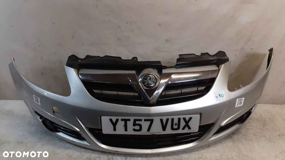 + ZDERZAK PRZÓD PRZEDNI OPEL CORSA D Z157 SREBRNY - 1