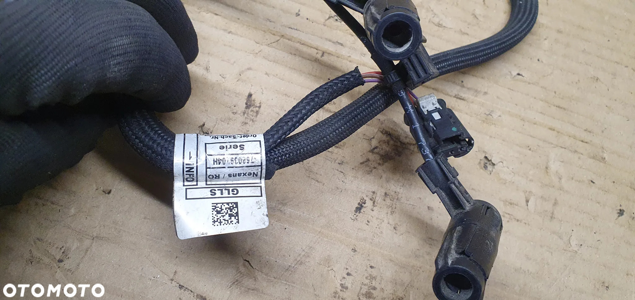 Wiązka instalacja świec żarowych BMW I E87 2.0D 7802158 7802157 - 4