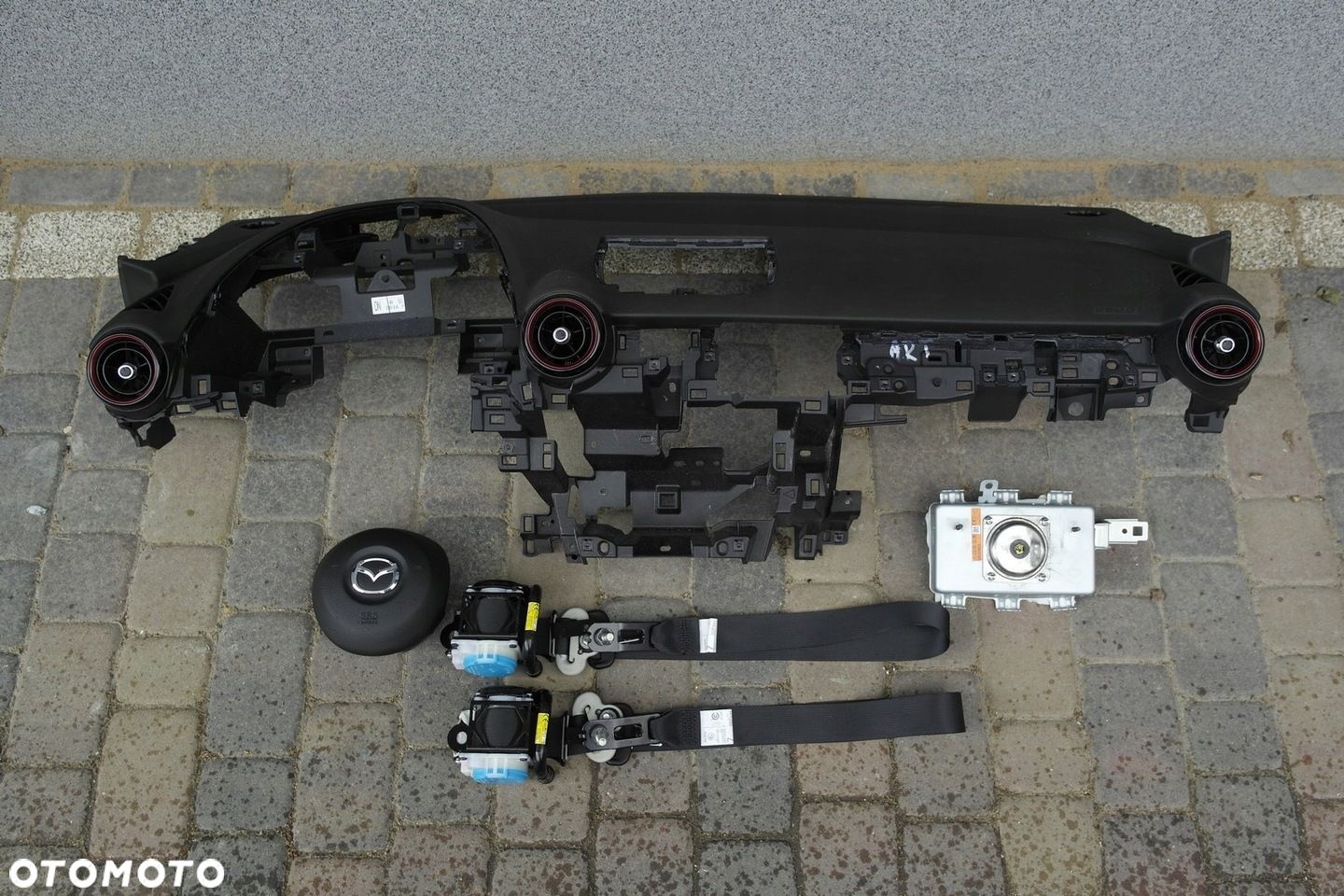 MAZDA CX3 CX 3 AIRBAG PASY PAS DESKA KONSOLA KOKPIT PULPIT PÓŁKA - 1