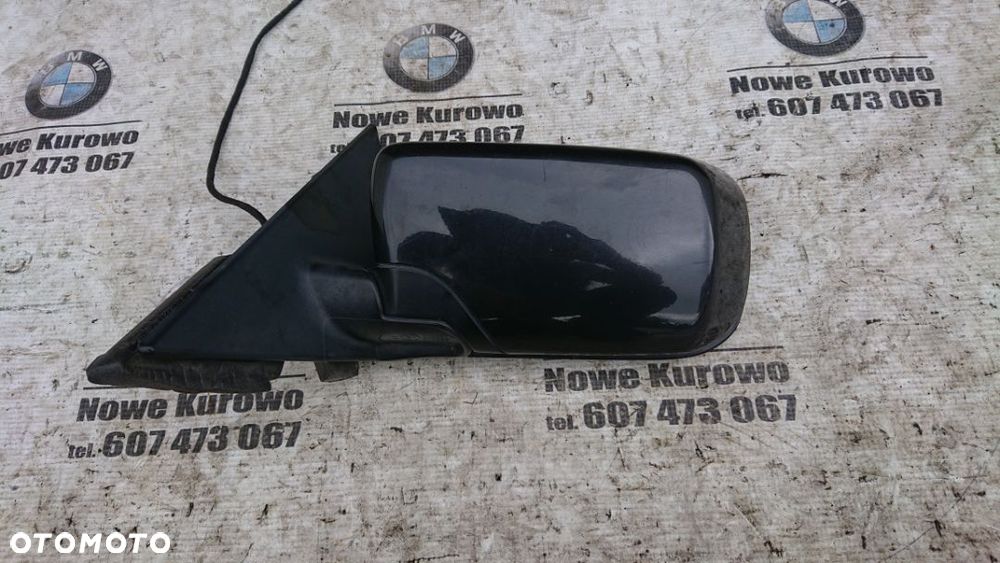 BMW E46 Sedan Kombi Lusterko Lewe Cosmosschwarz 5 pinów Europa - 5