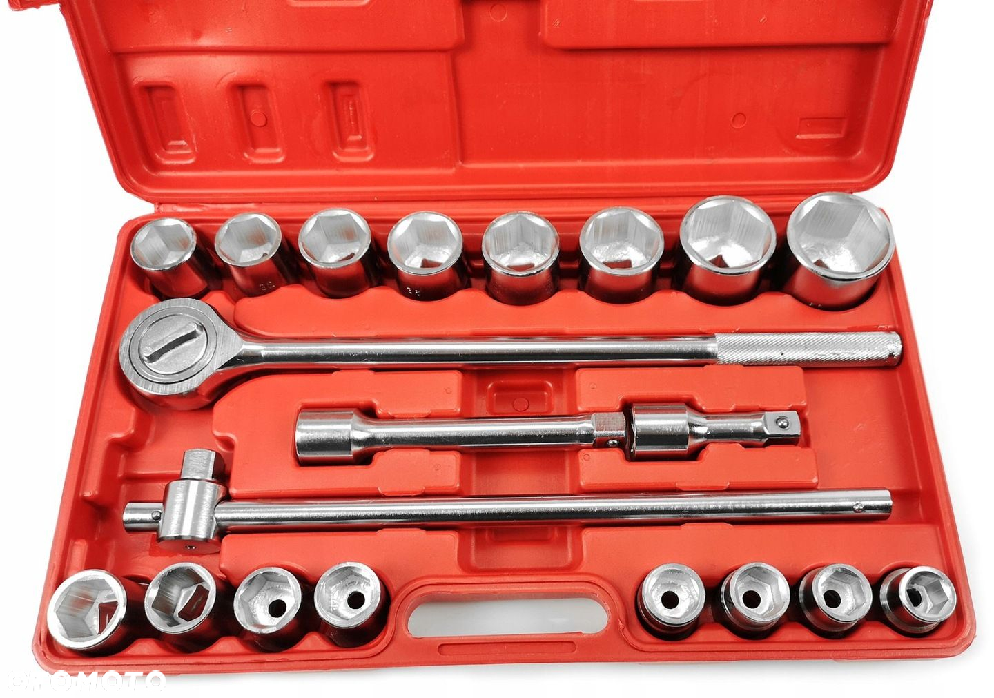 MAR-POL ZESTAW KLUCZE NASADOWE 21PC 3/4" 19-50mm 6-KĄTNE WALIZKA M58252 - 3