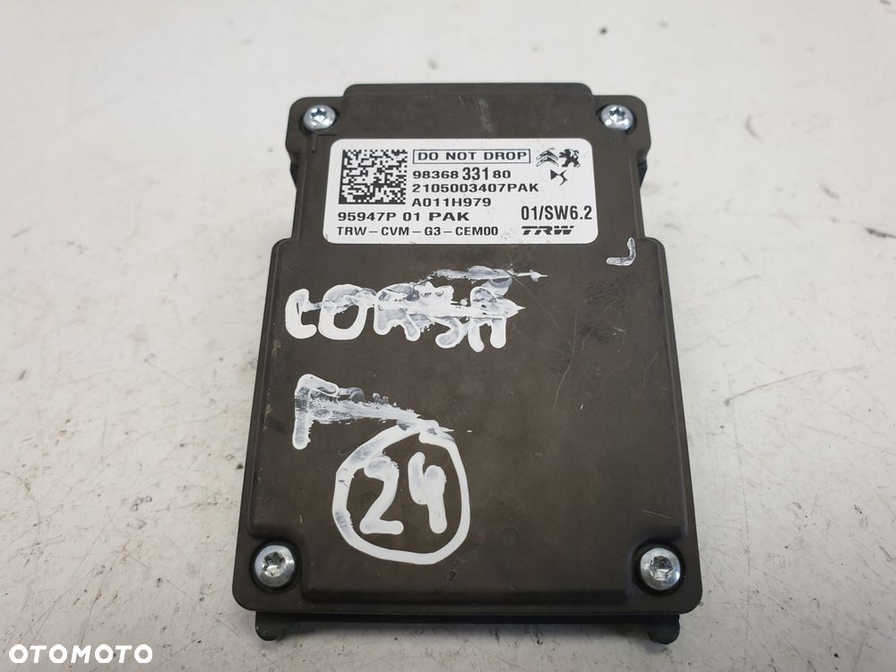 Opel Corsa F KAMERA RADAR PRZÓD 9836833180 - 13
