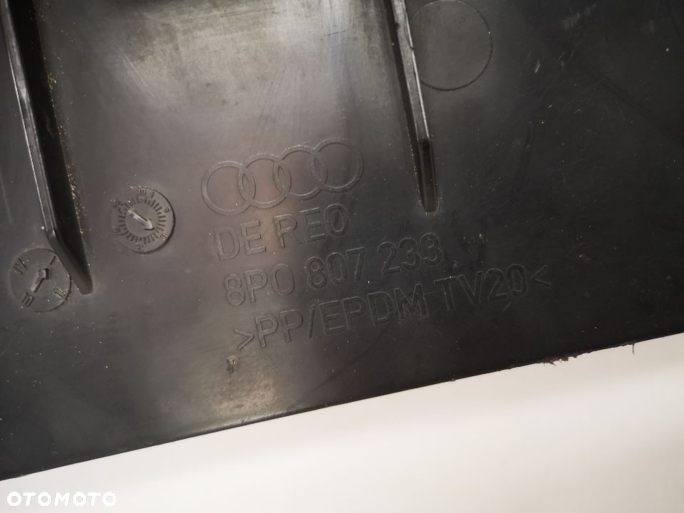 AUDI A3 8P0 LIFT 08-12 OSŁONA / PŁYTA POD ZDERZAK PRZEDNIA NR 8P0807233 NR AUKCJI OSŁ312 - 6