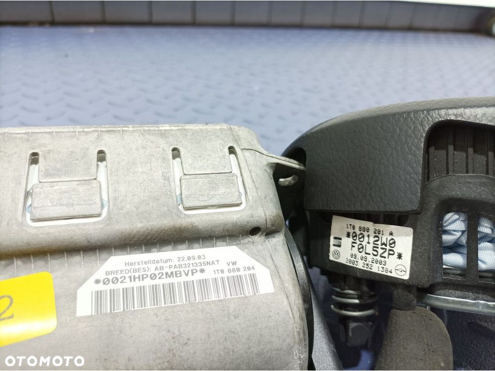 VW TOURAN I DESKA ROZDZIELCZA KOKPIT PODUSZKI PASY EU - 13