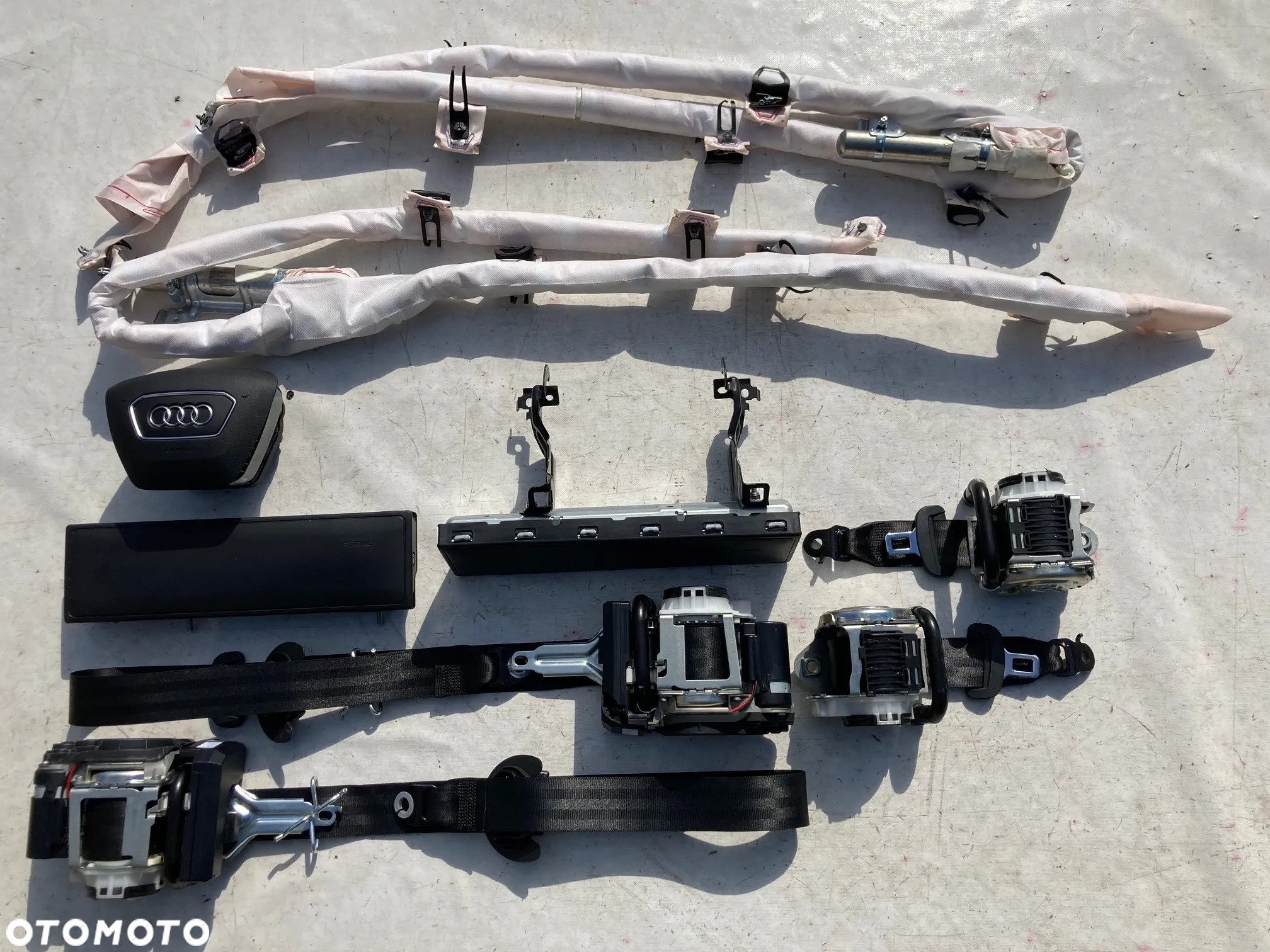 AUDI A6 S6 RS6 C8 A7 4K A8 4N D5 Q8 4M8 E-TRON PODUSZKA POWIETRZNA KIEROWCY PASAŻERA AIRBAG KURTYNA KURTYNY PASY PRZEDNIE TYLNIE TYLNE TYŁ PAS PRZEDNI TYLNI TYLNY naprawa !! - 2