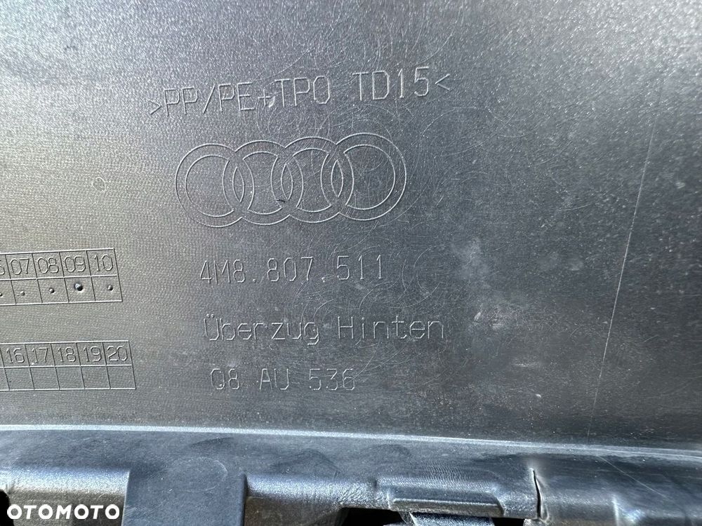 ZDERZAK TYŁ TYLNY AUDI Q8 4M8 2018- S-LINE 4M8807511 4M8807527D CAŁY ORYG - 7