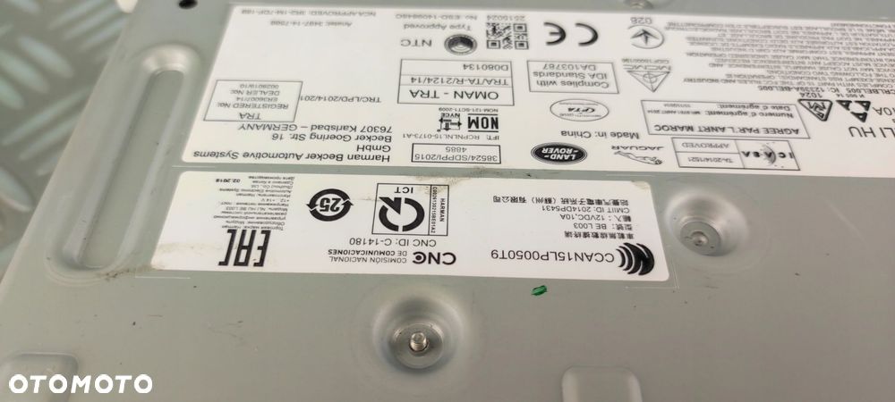 HX63-18K812-BG radio fabryczne nawigacja HARMAN LAND ROVER DISCOVERY L550 - 4