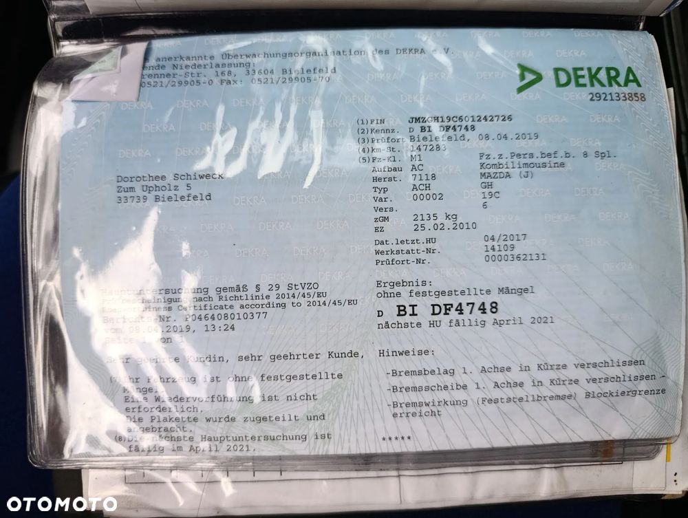 Mazda 6 2.2 CD Exclusive - 19