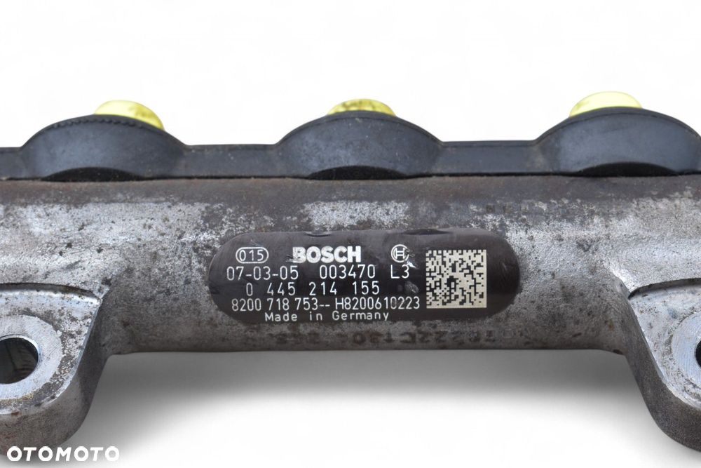 Listwa Wtryskowa Czujniki NISSAN X-TRAIL QASHQAI KOLEOS 2.0 DCI 0445214155 - 3