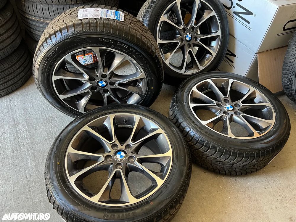 Jante BMW 19 R19 X5 X6 E53 E70 E71 F15 F16 anvelope iarna toate 4 aceasi marime - 3