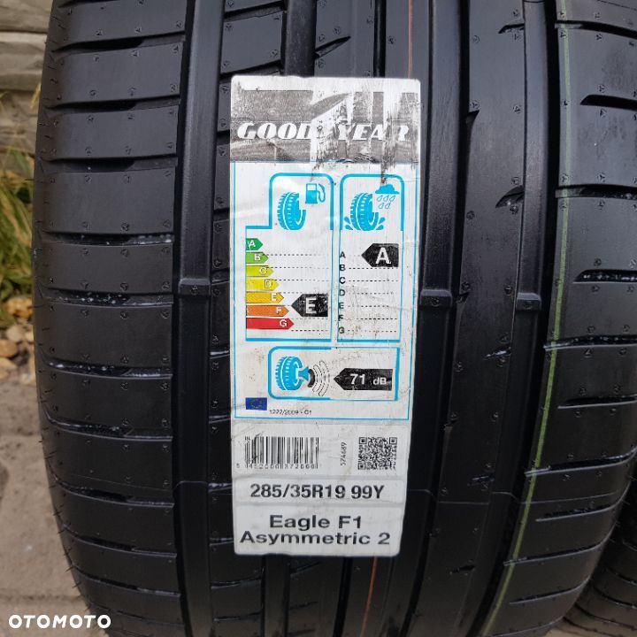 4x 285/35R19 Goodyear Eagle F1 Asymmetric 2 Nowy komplet opon letnich Poznań - 2