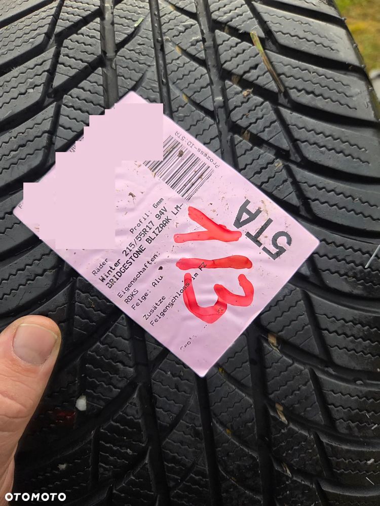 Felga aluminiowa z oponą VW Passat B8 GTE 4 motion 17 Cali 3G0601025AB 7Jx17H2 ET 38 215/55R17 94V 6mm 3G0601025AB8Z8 - 11