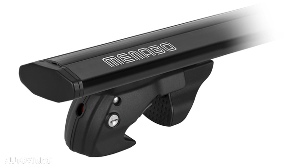 Bare transversale aero Menabo Jackson Black pentru bare longitudinale