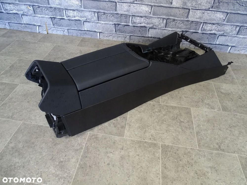 TUNEL ŚRODKOWY BMW 5 G60 G61 PODŁOKIETNIK SKÓRA SKÓRZANY SCHWARZ NOWY - 3
