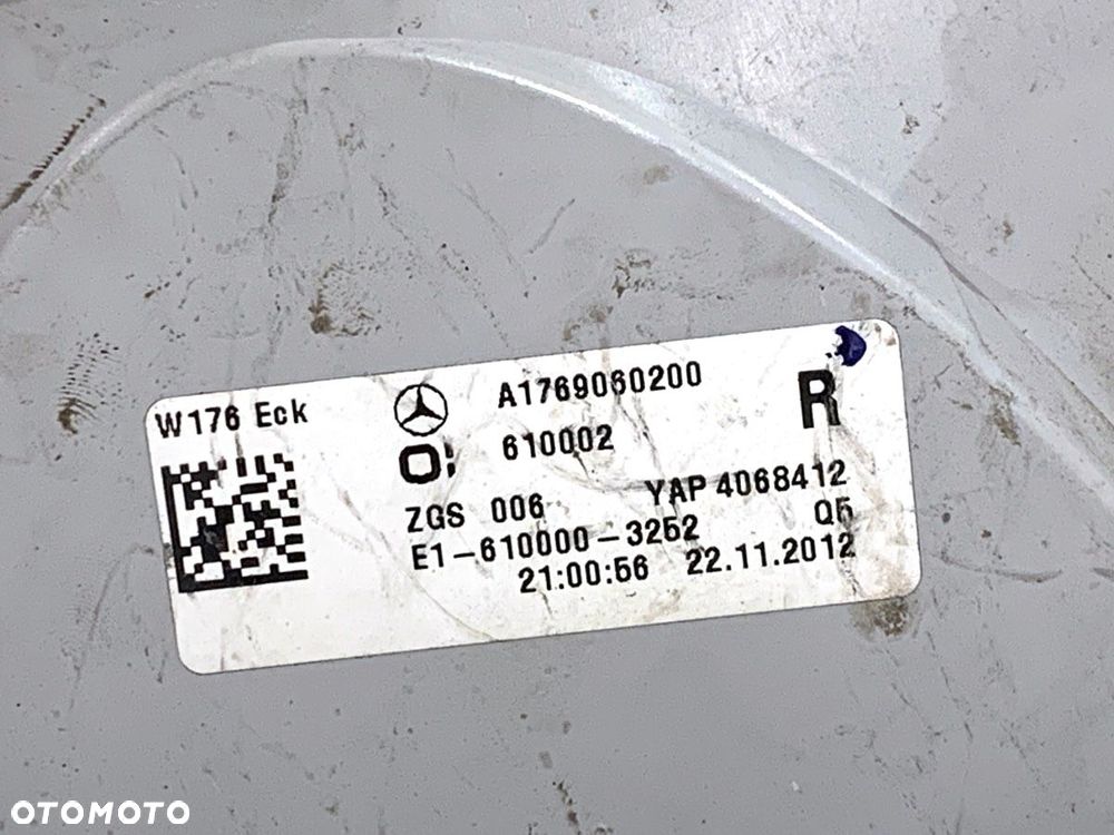 LAMPA PRAWY TYŁ  MERCEDES-BENZ KLASA A (W176) 2012 - 2018 A 180 (176.042) 90 kW [122 KM] benzyna - 5