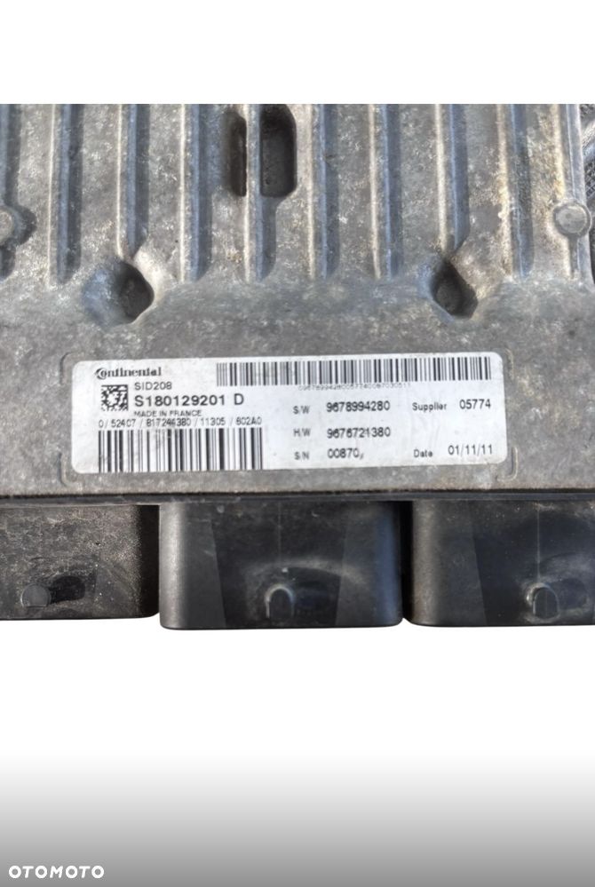Sterownik silnika 9678994280 S180129201D Ducato Boxer Jumpy 2.2 komputer - 3