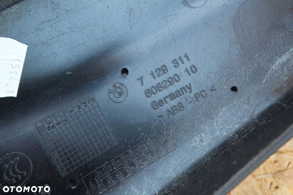 Osłony słupków A słupki BMW e93 czarne 7129311 7129312 - 3