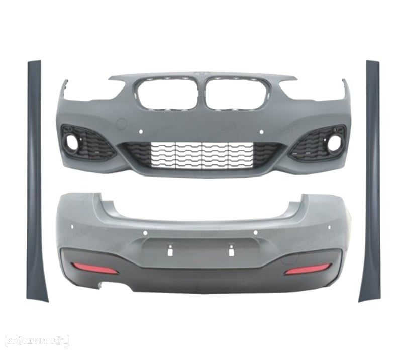 KIT CARROÇARIA BMW F20 LCI 15-18 LOOK M PDC - 5
