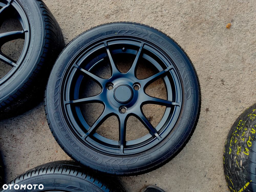 3x112 Felgi Alumniowe Alufelgi 15 Koła Letnie Lato SMART Fortwo I W450 1 II W451 2 Legnica ALU-RAD 5,5mm Czarne 155/60 175/55 - 6