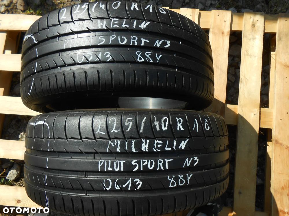 OPONY 225/40R18 MICHELIN PILOT SPORT N3 DOT 0613 7.3MM - 1