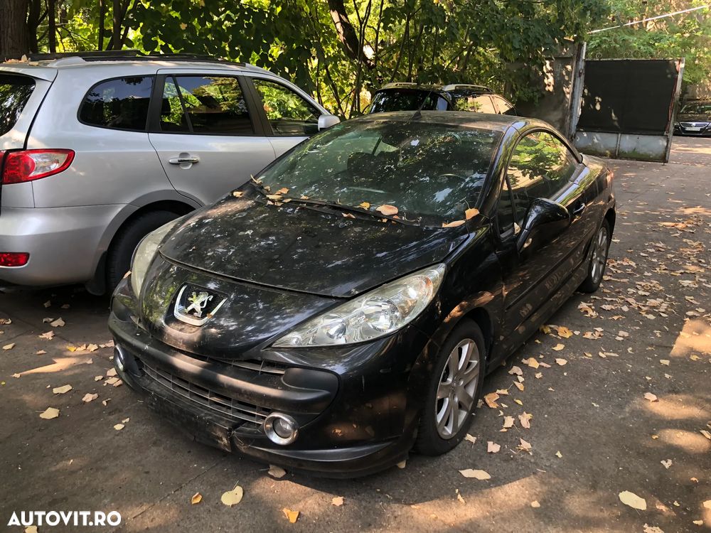 Dezmembrez Peugeot 207 CC cabrio negru benzina 2007 - 2