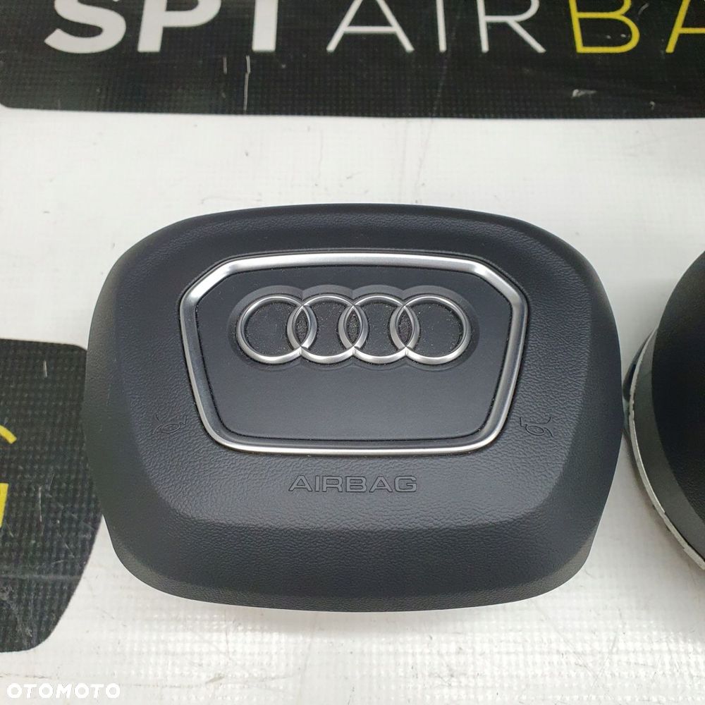 AUDI A4 B9 A5 8W DESKA ROZDZIELCZA KONSOLA KOKPIT PULPIT PODUSZKI AIRBAG AIR BAG PASY KURTYNY  KIT SET - 7
